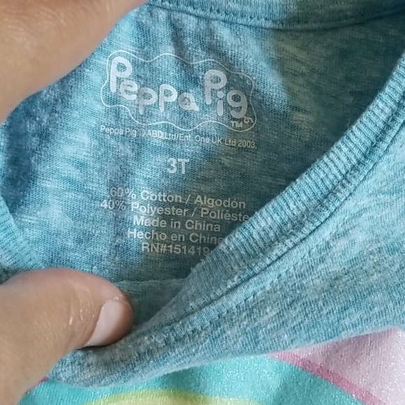 Peppa Pig T-shirt & cat and jack shorts - Picture 4 of 7